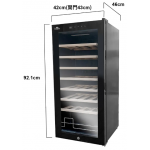 Acalava ALWC-32FW 32瓶壓縮式電子酒櫃 | 櫸木架 | 觸控LCD顯示